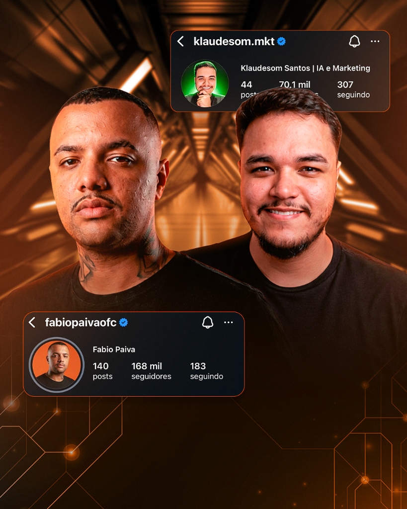 Klaudesom Santos e Fabio Paiva