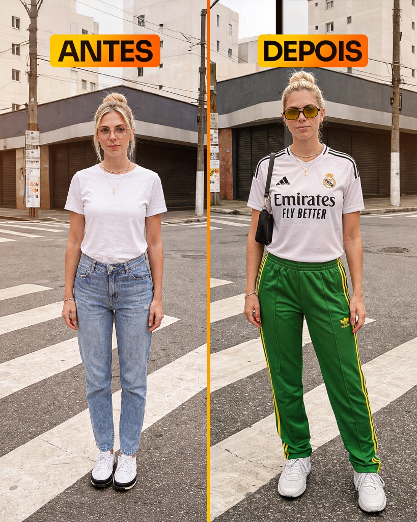 Antes e Depois com IA